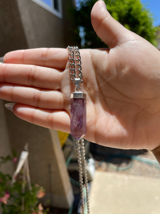 Amethyst Point Necklace